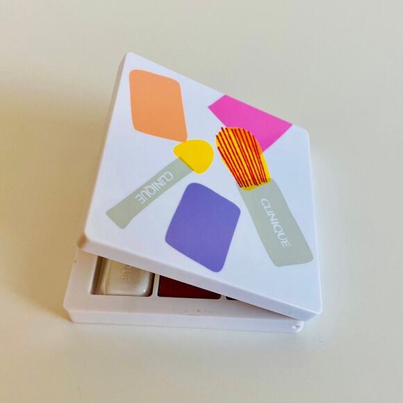 Clinique All About Shadow Duo Neutral Territory Fig Powder Blush Makeup Compact - Picture 2 of 6